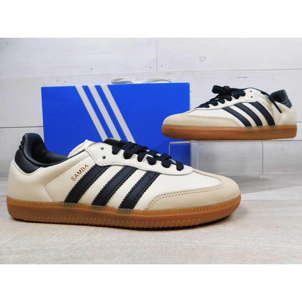 adidas Samba OG Cream White Sand Strata Womens Size 6.5 Sneakers ID0478 Low Top - Picture 1 of 12